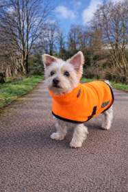Rollkragenjacke, Leuchtend Orange Rollkragenjacke, Leuchtend Orange
