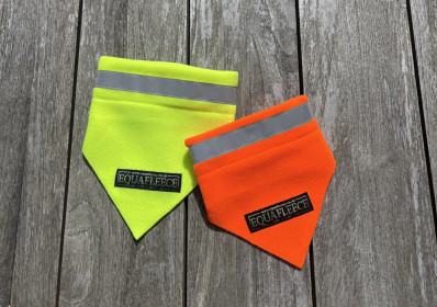 Neon-Halstuch, Neongelb, Leuchtend Orange Neon-Halstuch, Neongelb, Leuchtend Orange